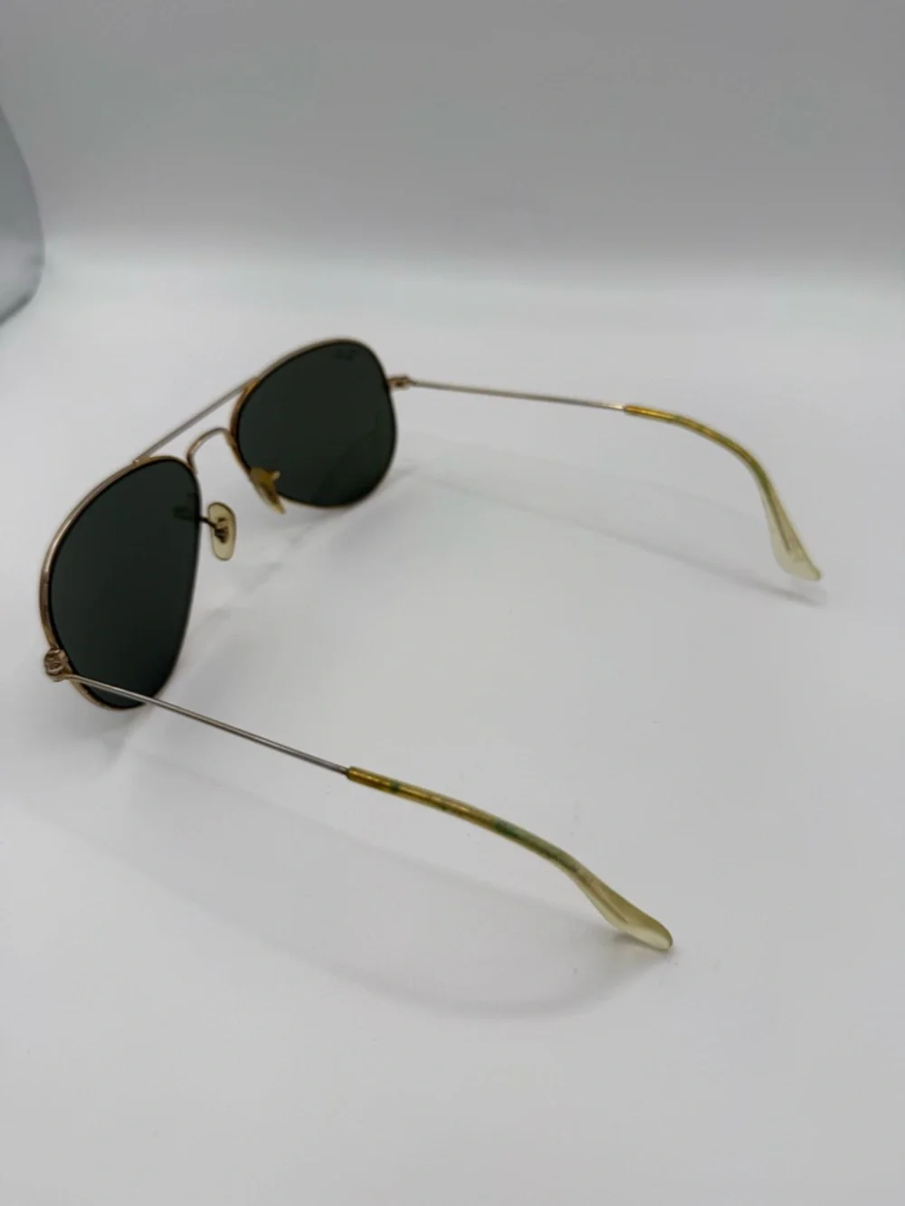 Ray-Ban Aviator Sunglasses Gold Frame with Green Lenses